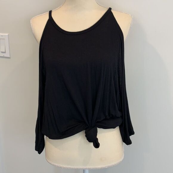 Wasabi + Mint Extreme Cold Shoulder Top - Picture 1 of 3